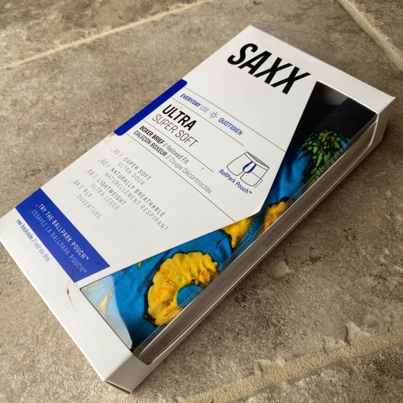 Saxx Men's Boxer Briefs (Relaxed Fit) -- Pineapple Design - Picture 7 of 7